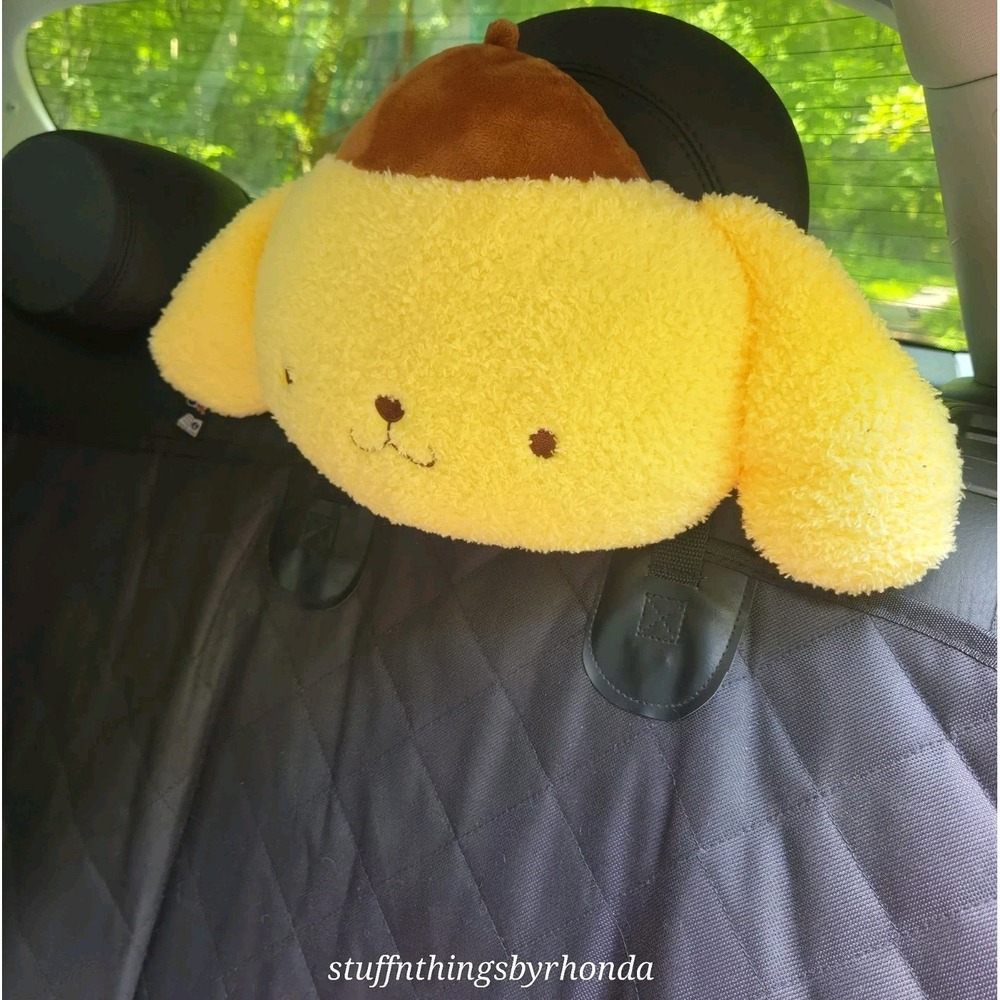 Pompom Purin Car Neck Headrest Pillow, Seat Pillows, Chair - USA Seller